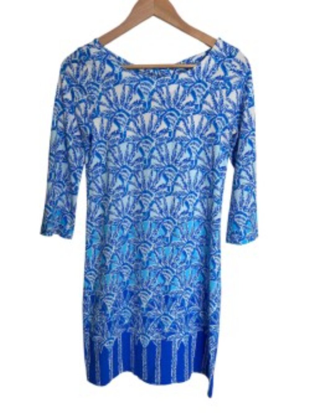 Lilly Pulitzer Whisper Blue One of a Kind Bay Dress XSmall
